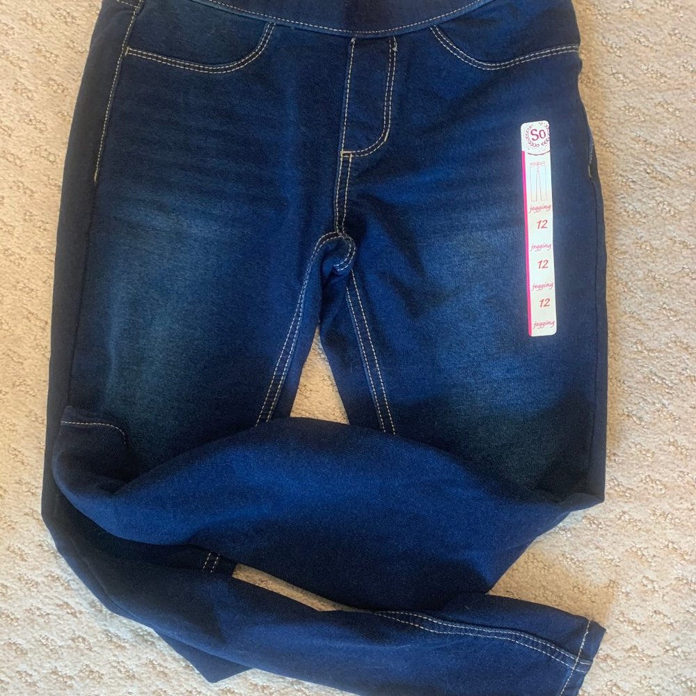 SO jeggings Size 12 Girls